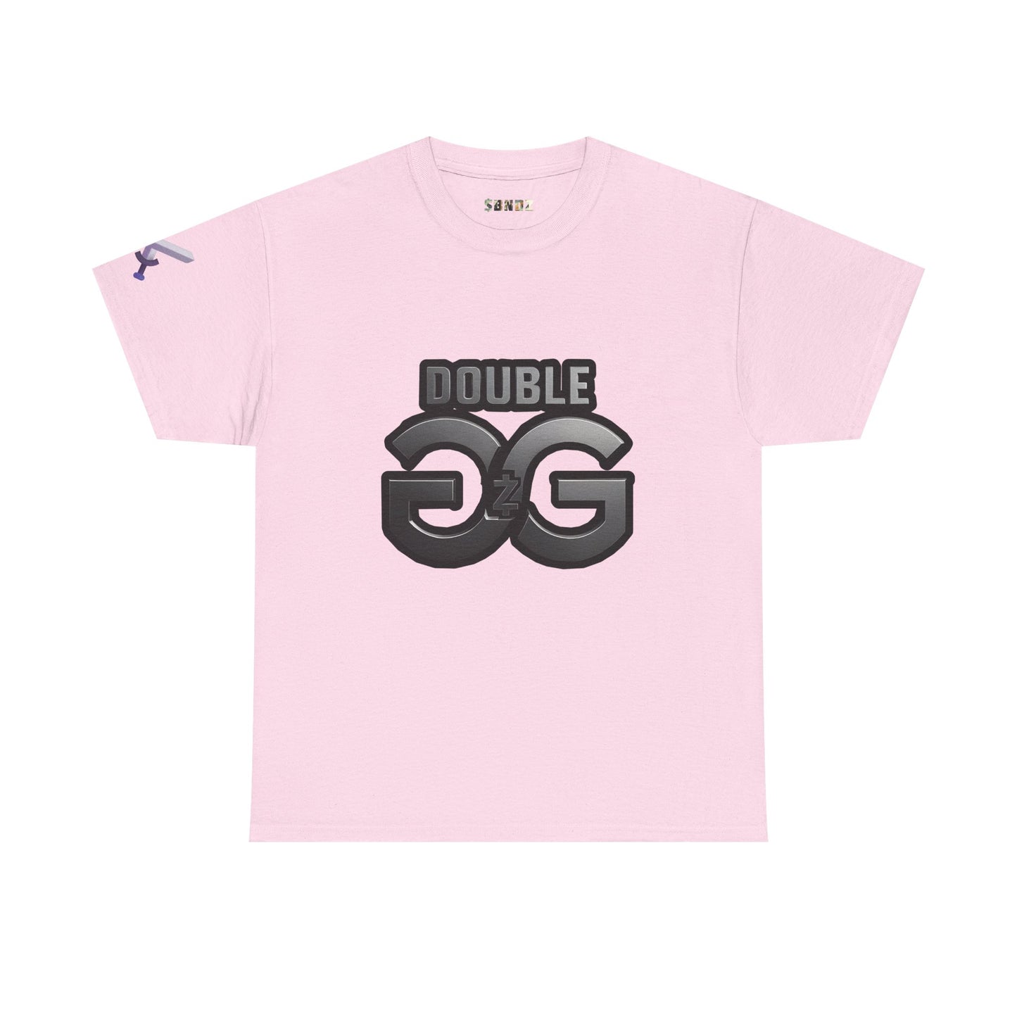 Double GG Unisex Heavy Cotton Tee - Stylish Graphic Tee for Everyday Wear