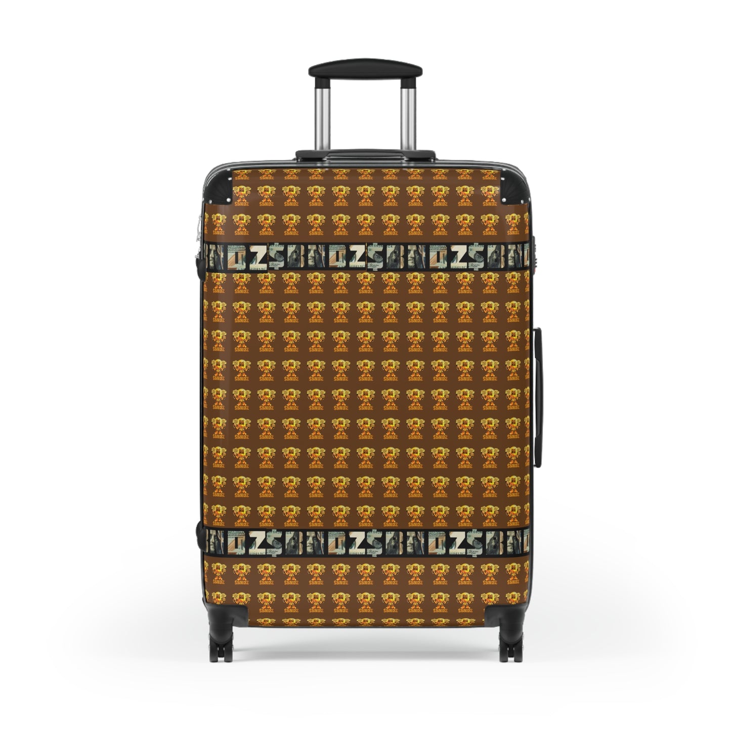 Stylish Travel Suitcase with Unique Pattern