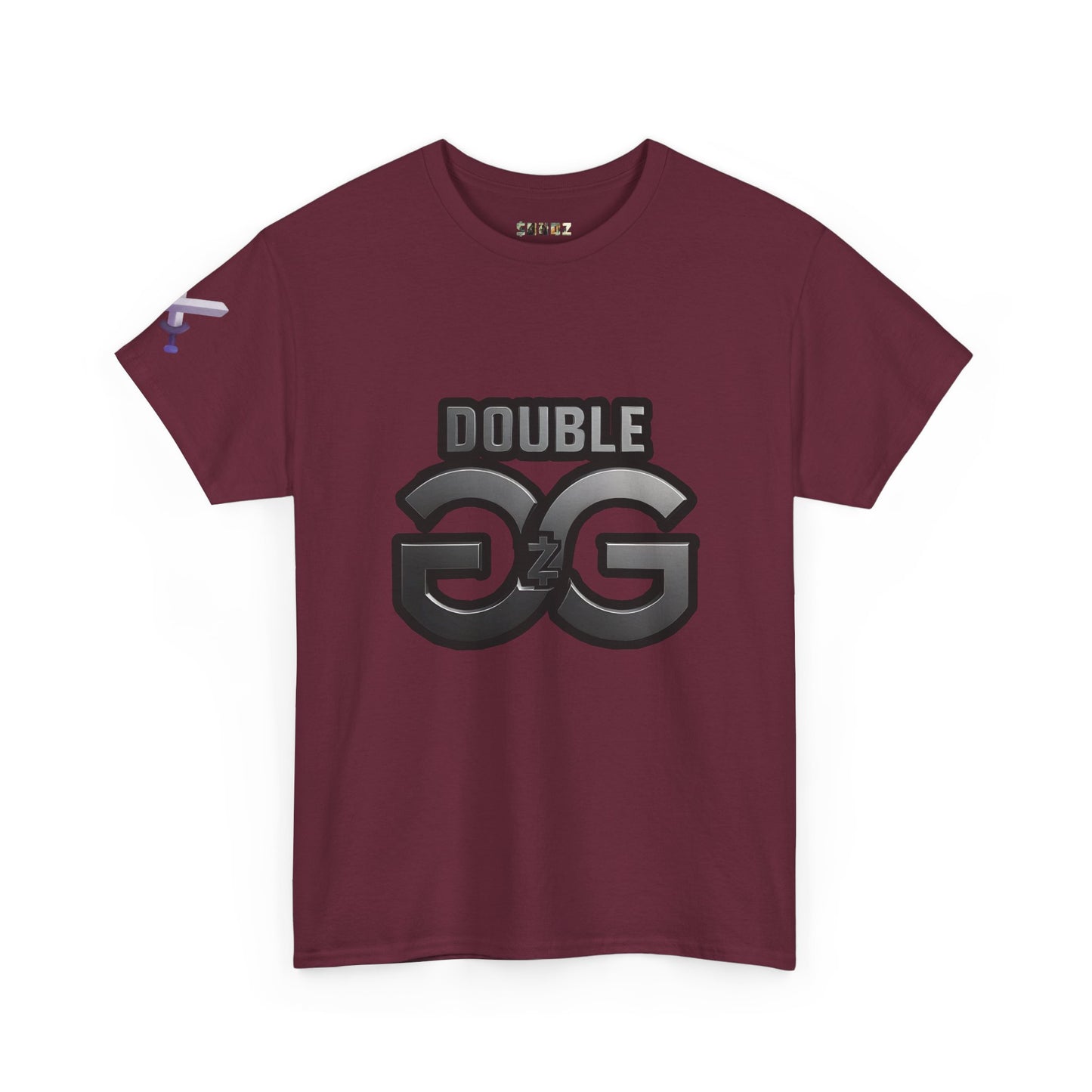 Double GG Unisex Heavy Cotton Tee - Stylish Graphic Tee for Everyday Wear