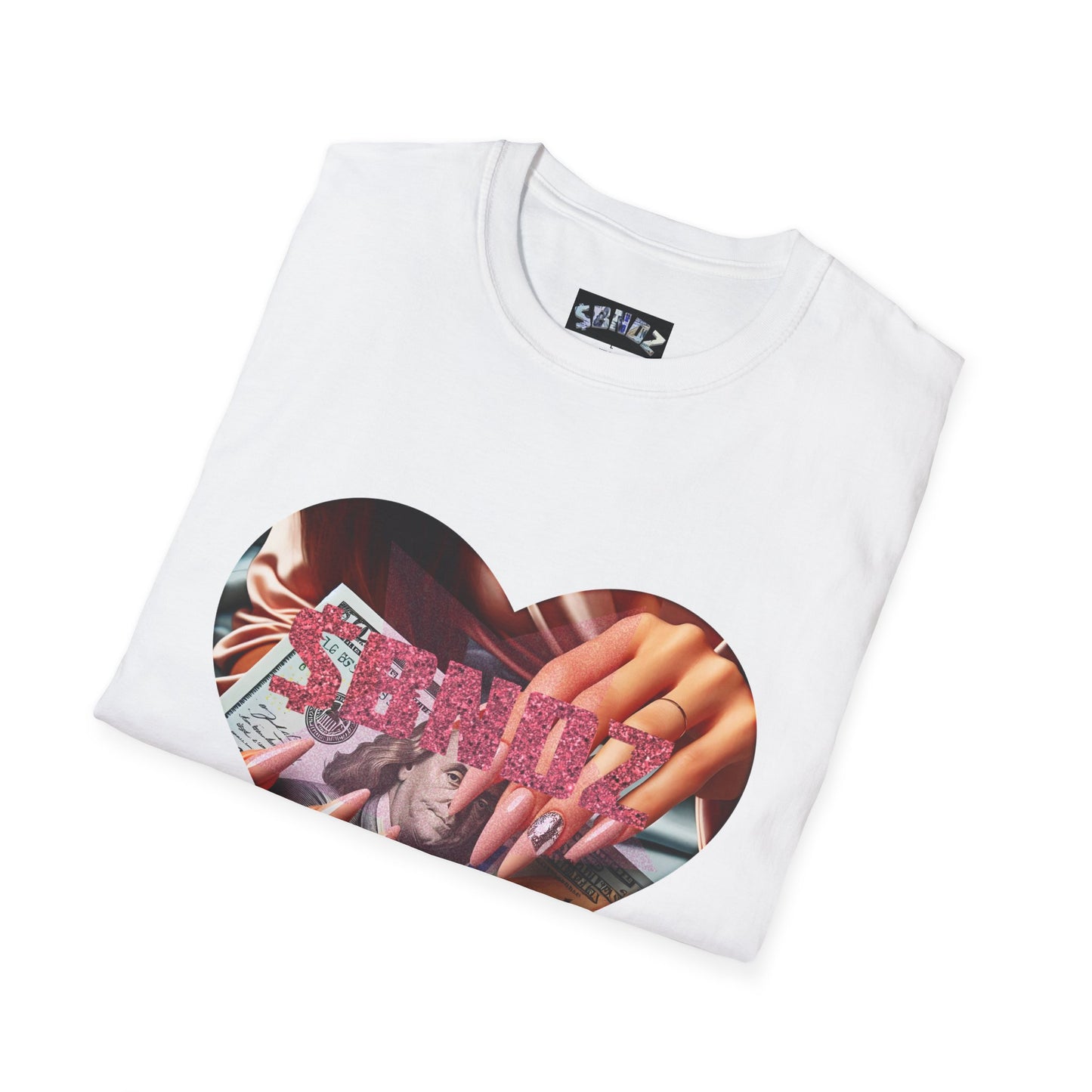 Lady $BNDZ T-Shirt - Heart Design