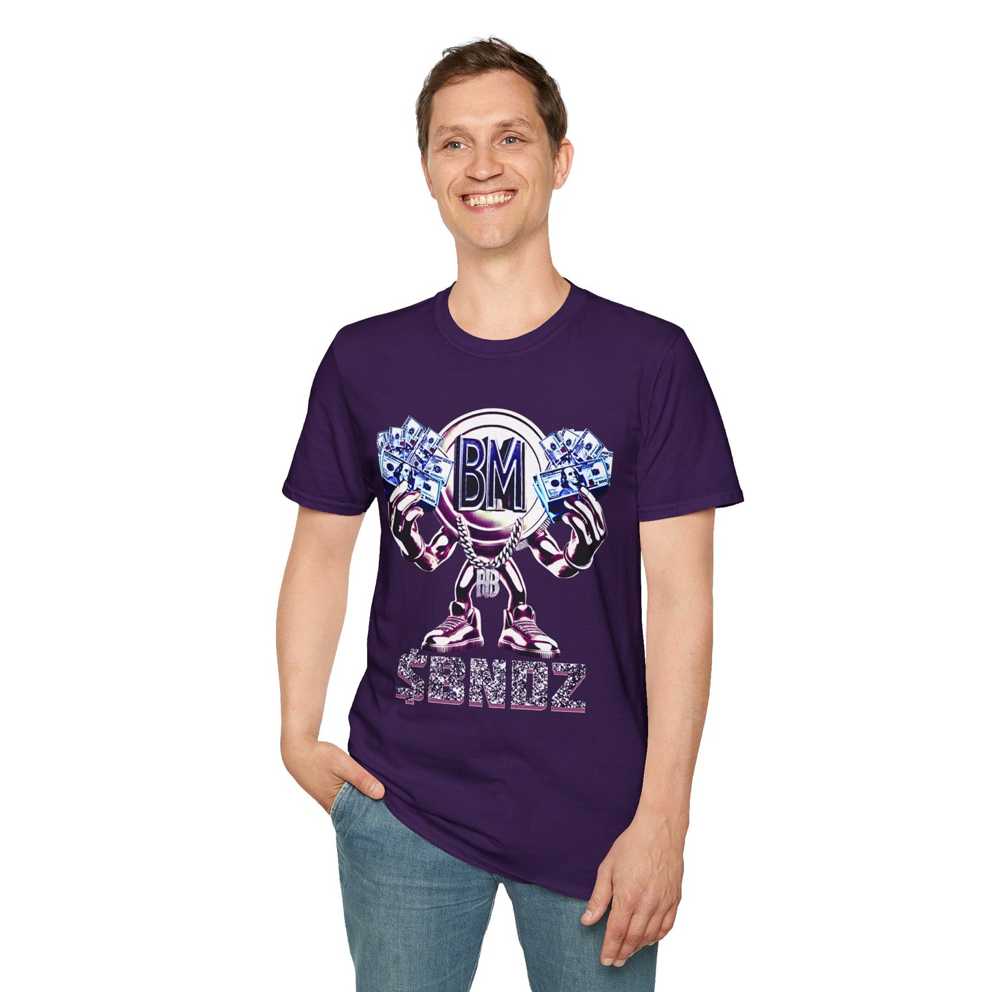 Blue Berry Band Man Unisex Soft style T-Shirt -