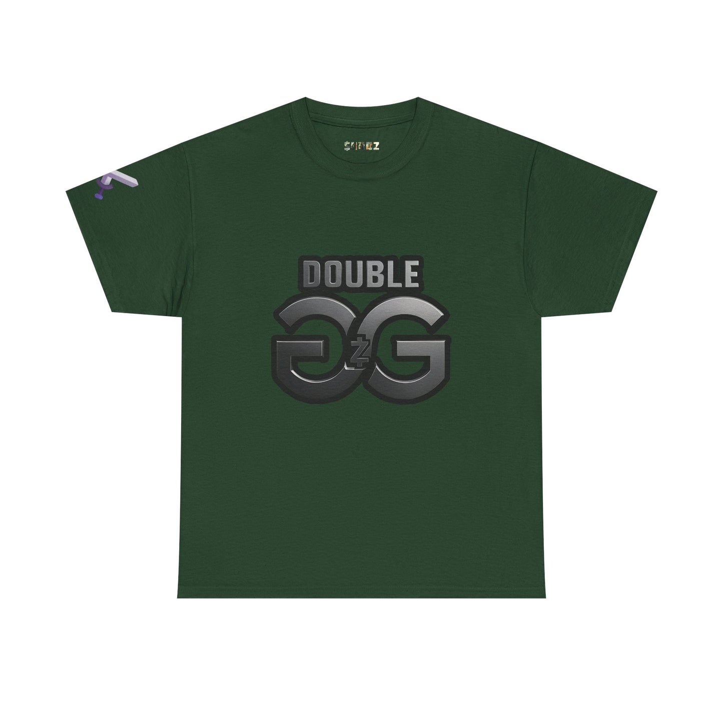 Double GG Unisex Heavy Cotton Tee - Stylish Graphic Tee for Everyday Wear
