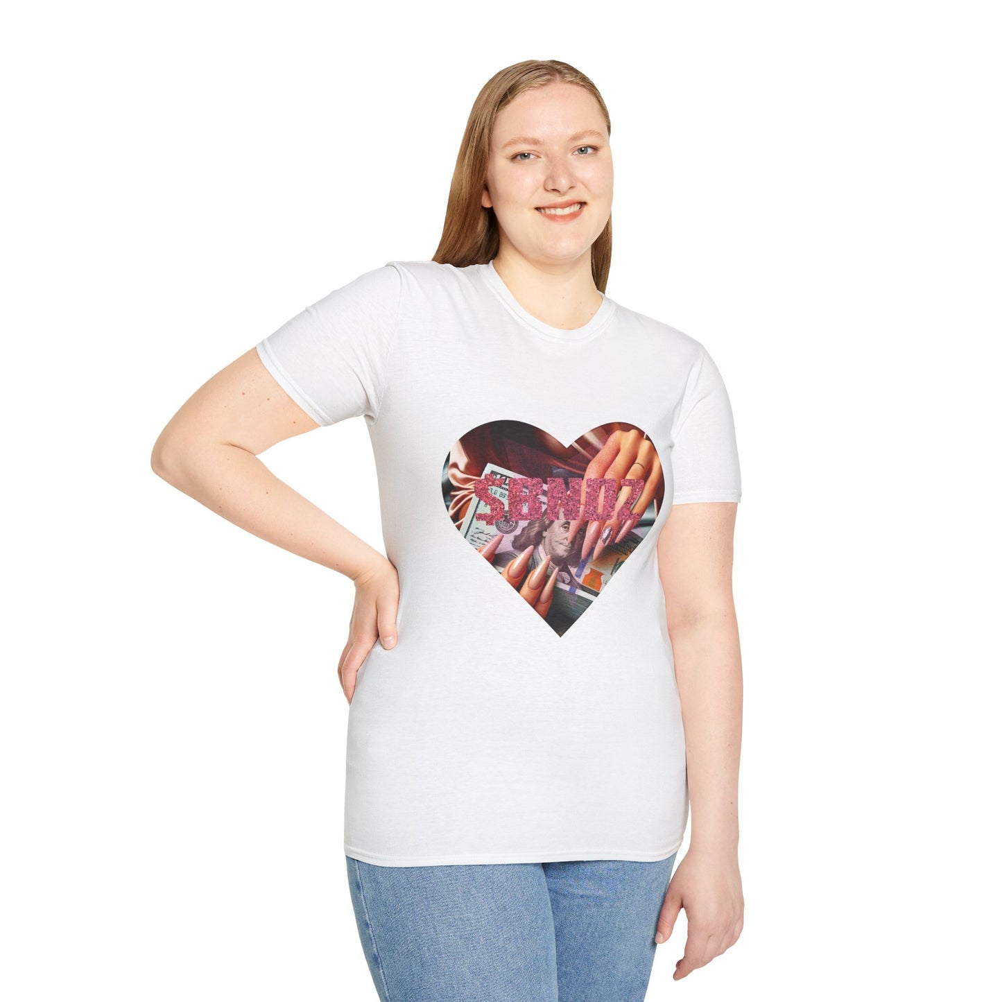 Lady $BNDZ T-Shirt - Heart Design