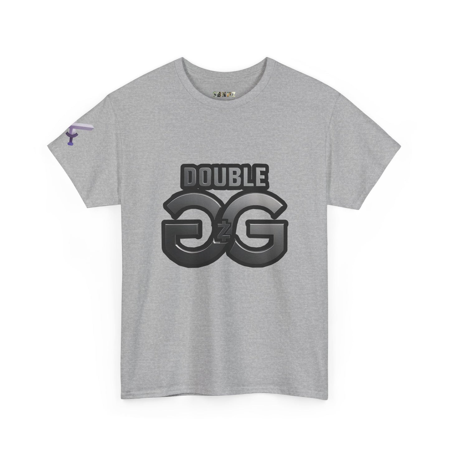 Double GG Unisex Heavy Cotton Tee - Stylish Graphic Tee for Everyday Wear