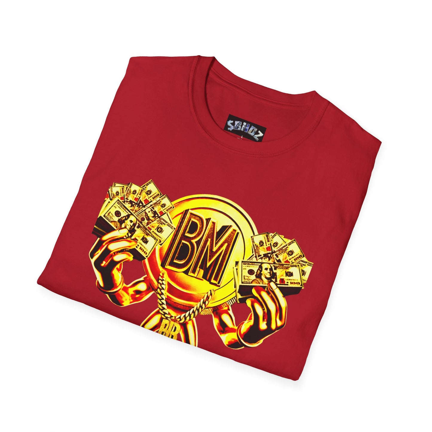 All Gold Band Man: Unisex Softstyle T-Shirt