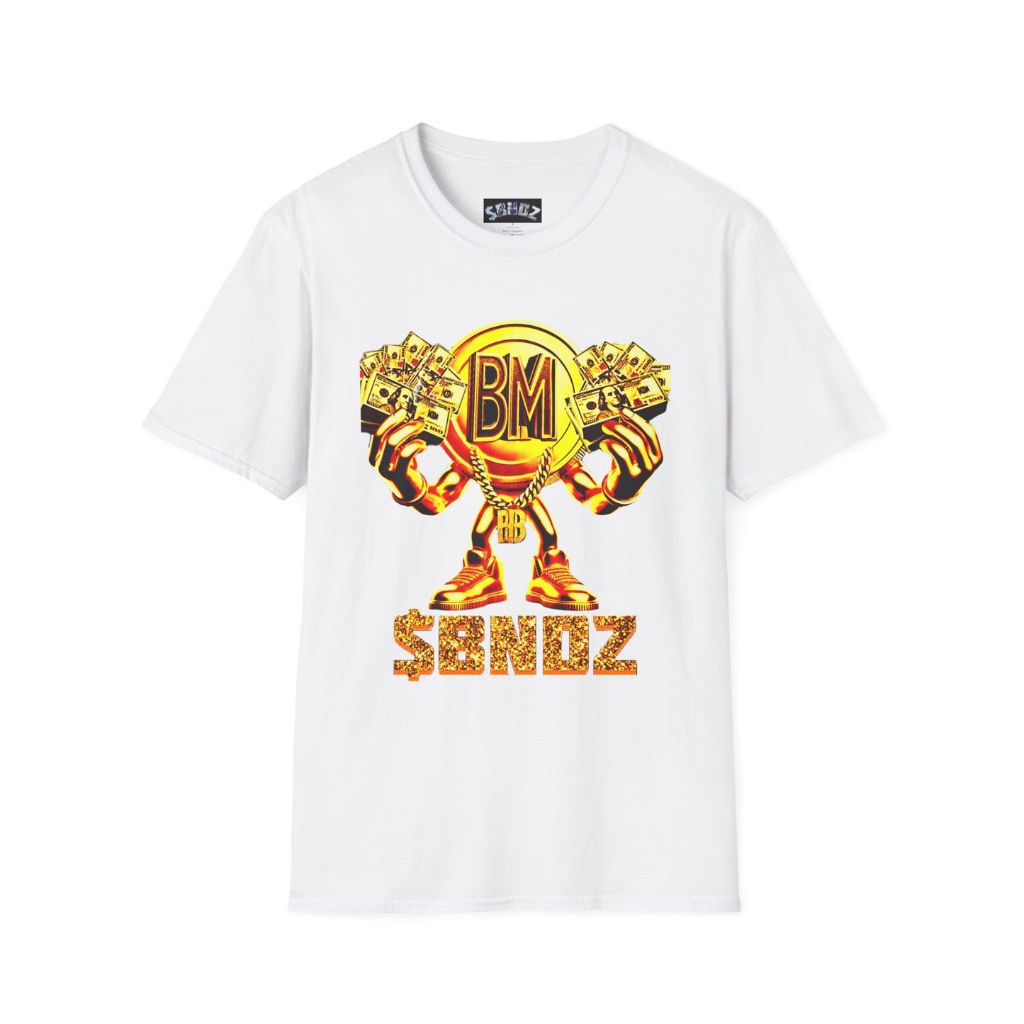 All Gold Band Man: Unisex Softstyle T-Shirt