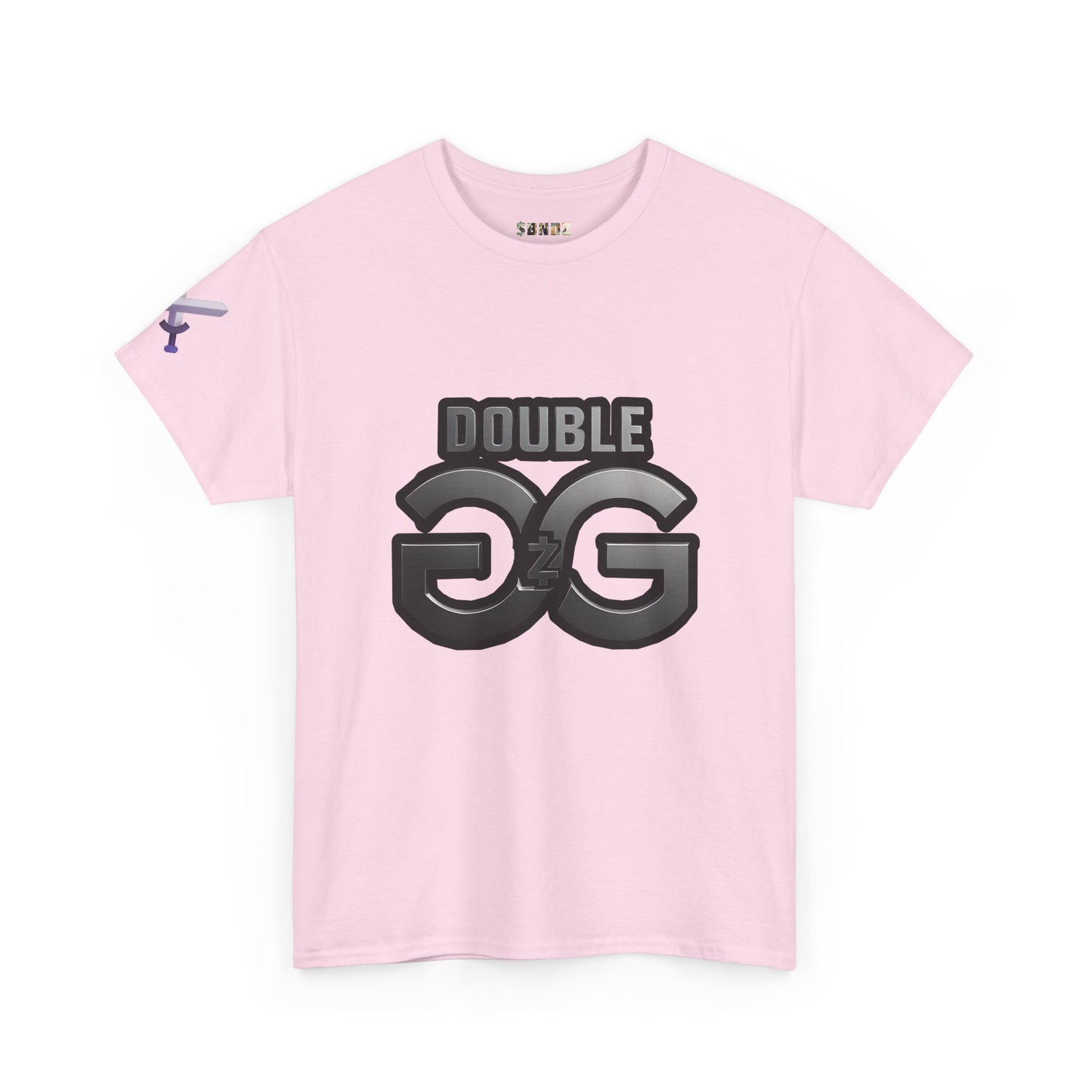 Double GG Unisex Heavy Cotton Tee - Stylish Graphic Tee for Everyday Wear