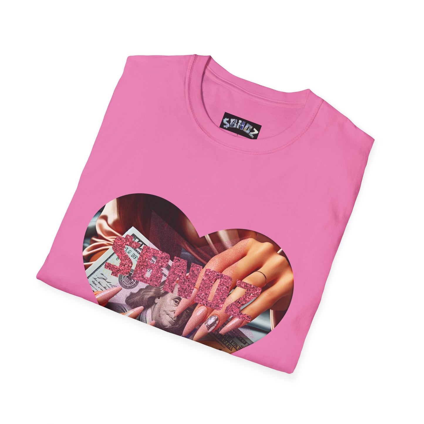 Lady $BNDZ T-Shirt - Heart Design