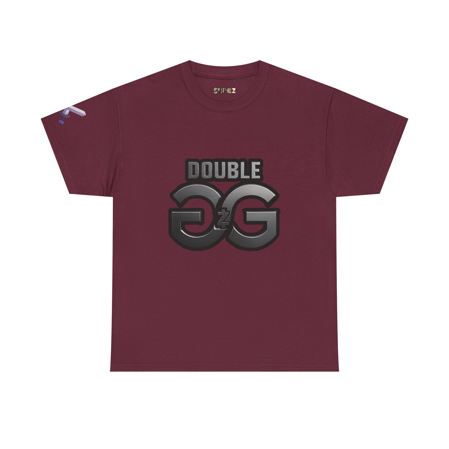 Double GG Unisex Heavy Cotton Tee - Stylish Graphic Tee for Everyday Wear