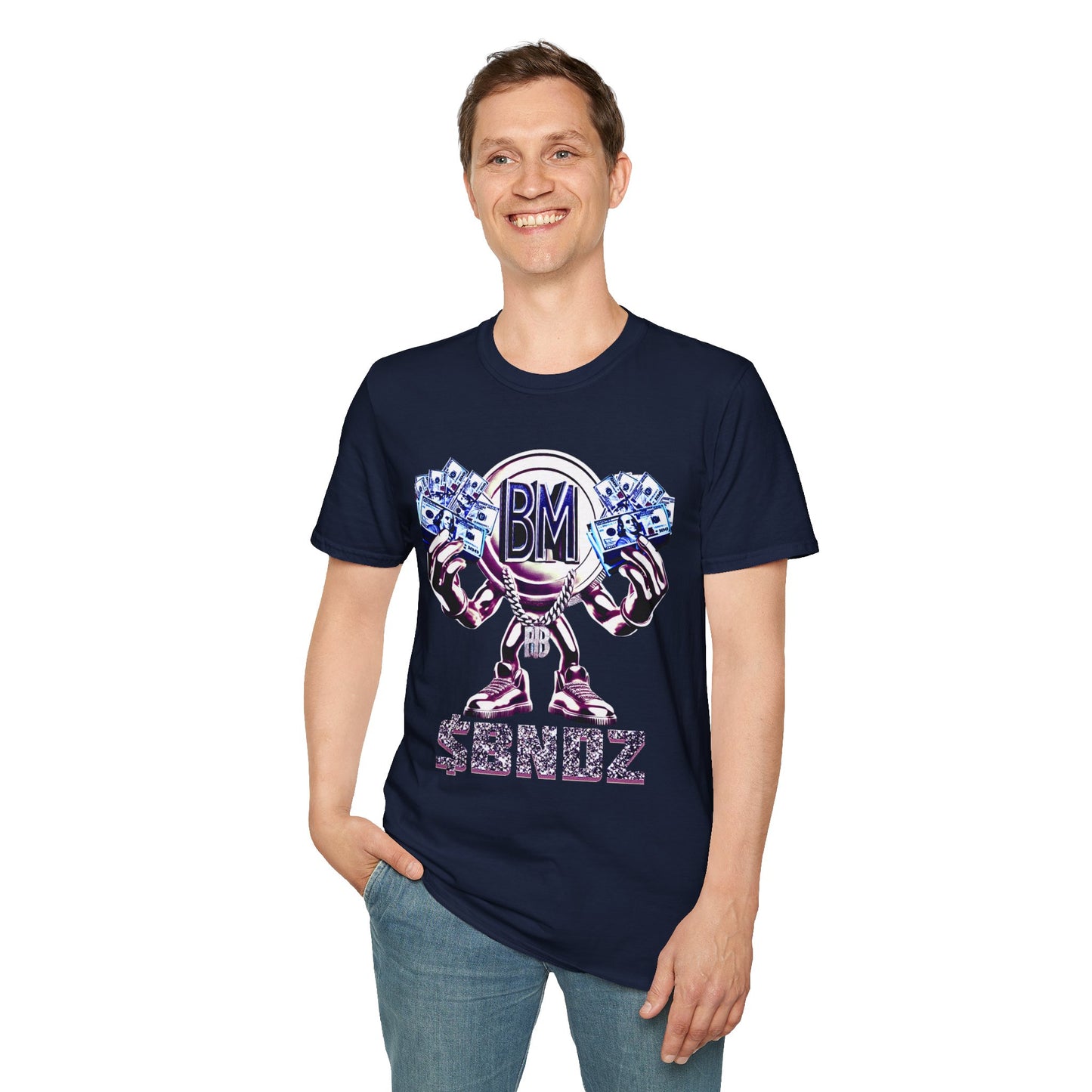 Blue Berry Band Man Unisex Soft style T-Shirt -