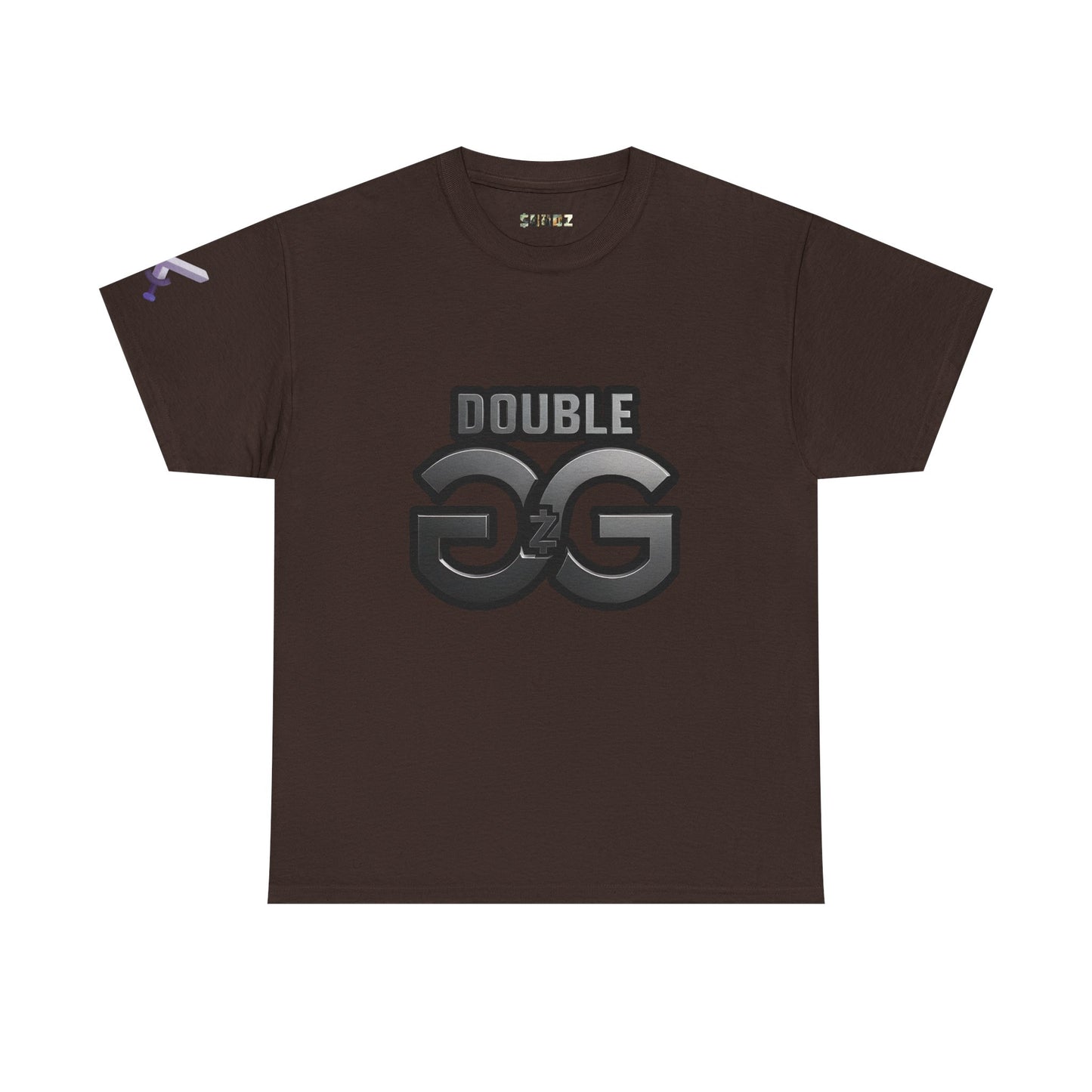 Double GG Unisex Heavy Cotton Tee - Stylish Graphic Tee for Everyday Wear