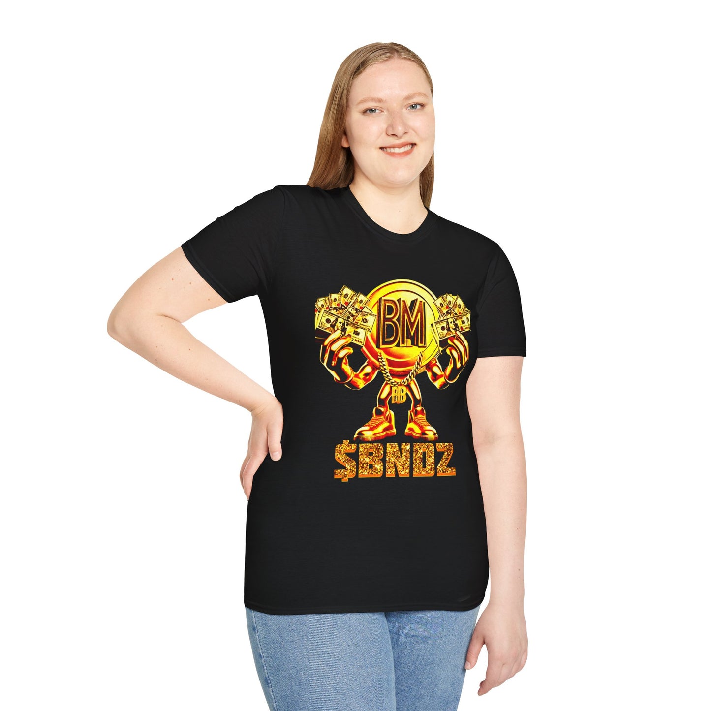 All Gold Band Man: Unisex Softstyle T-Shirt