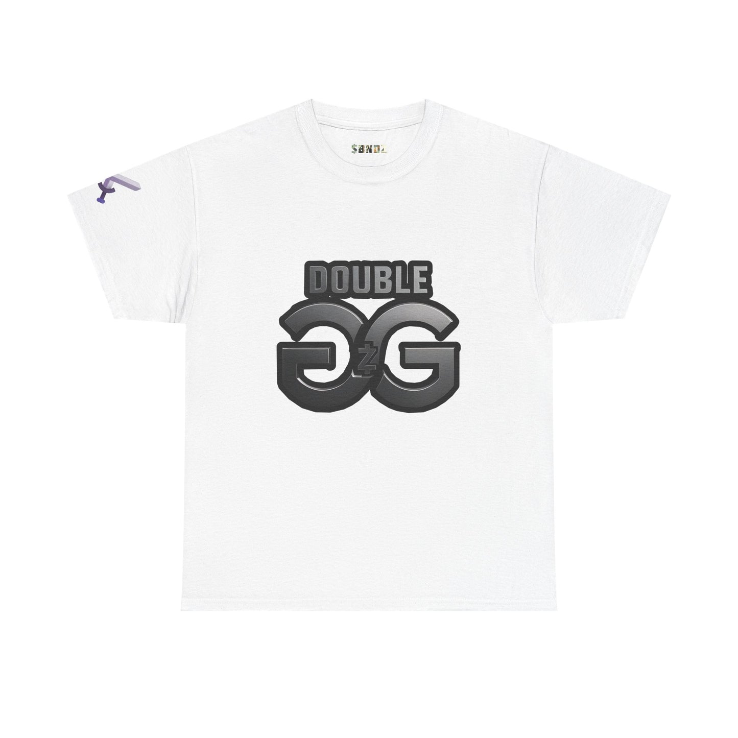 Double GG Unisex Heavy Cotton Tee - Stylish Graphic Tee for Everyday Wear