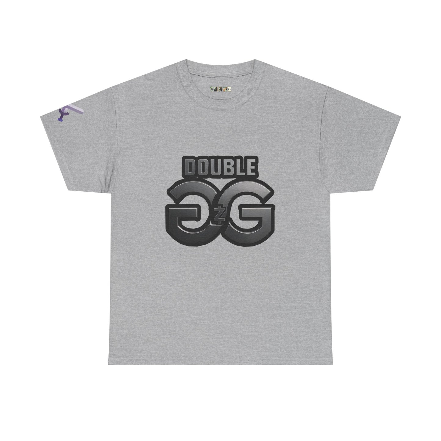 Double GG Unisex Heavy Cotton Tee - Stylish Graphic Tee for Everyday Wear