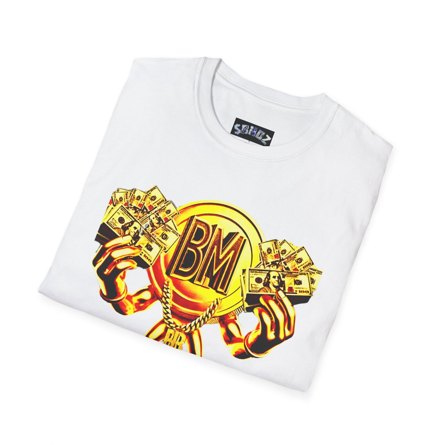 All Gold Band Man: Unisex Softstyle T-Shirt