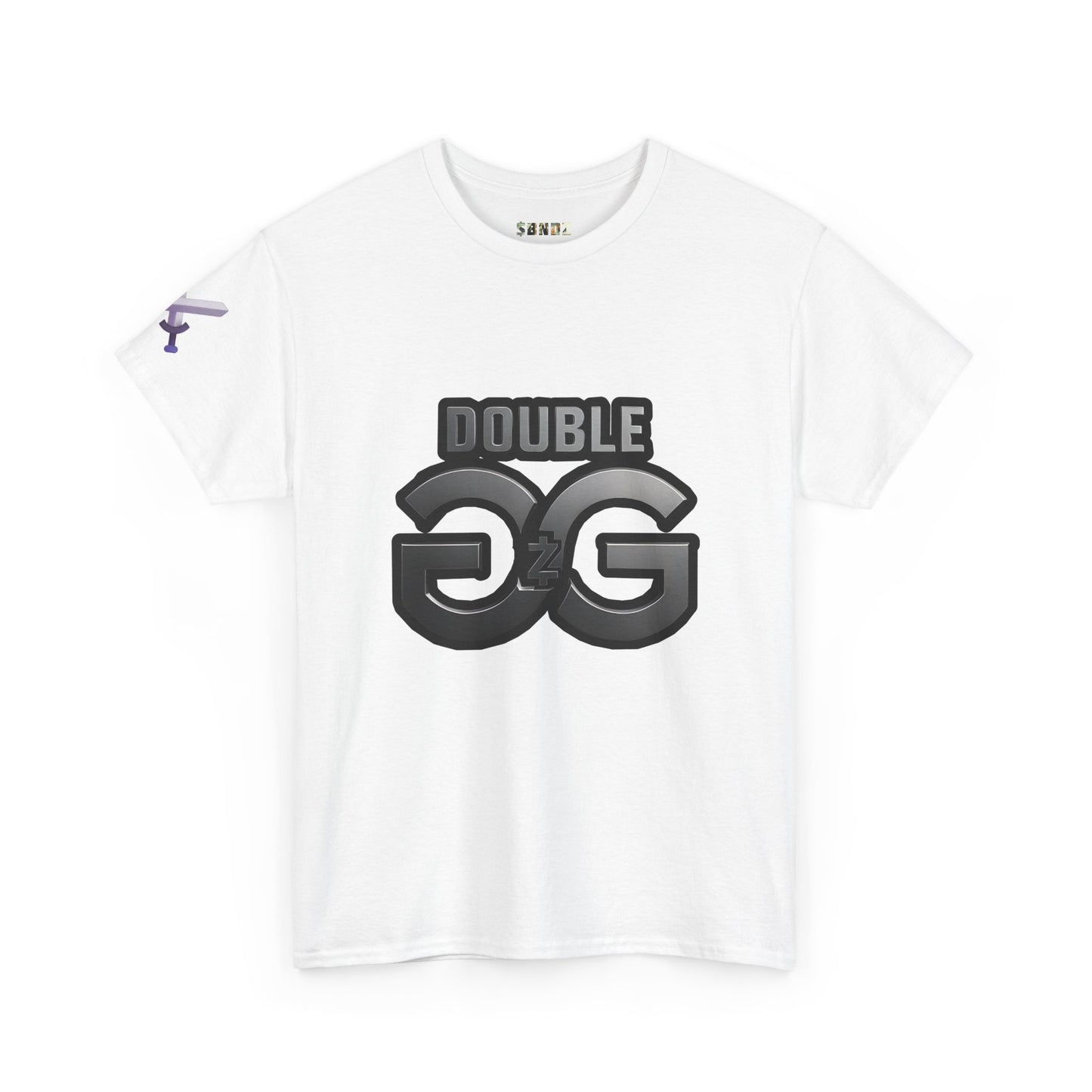 Double GG Unisex Heavy Cotton Tee - Stylish Graphic Tee for Everyday Wear