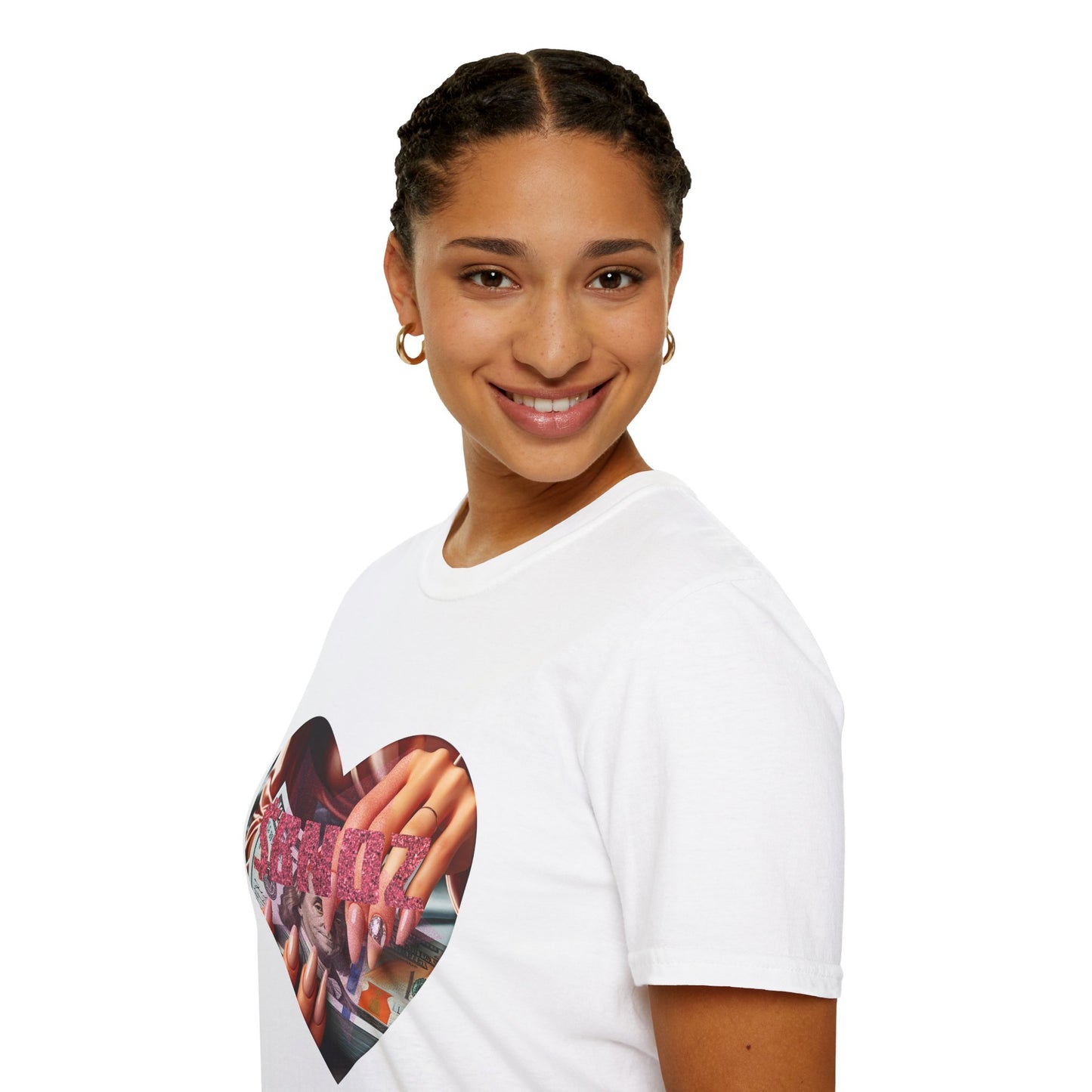 Lady $BNDZ T-Shirt - Heart Design