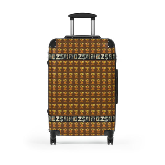 Stylish Travel Suitcase with Unique Pattern