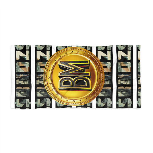 Bold Money-Themed Beach Towel - Summer Vibes & Fun