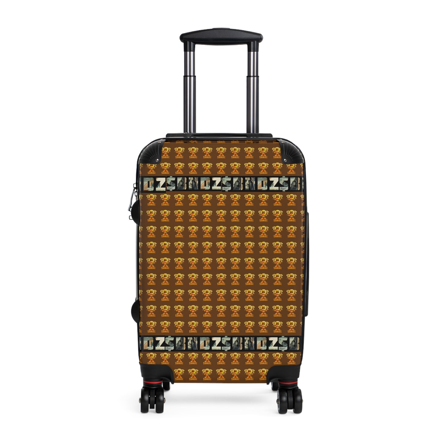 Stylish Travel Suitcase with Unique Pattern