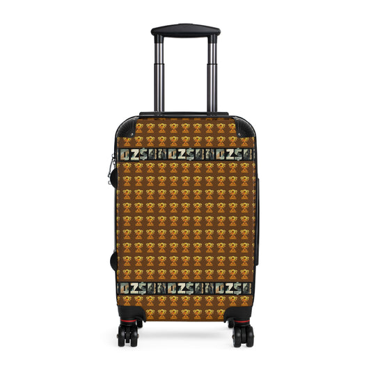 Stylish Travel Suitcase with Unique Pattern